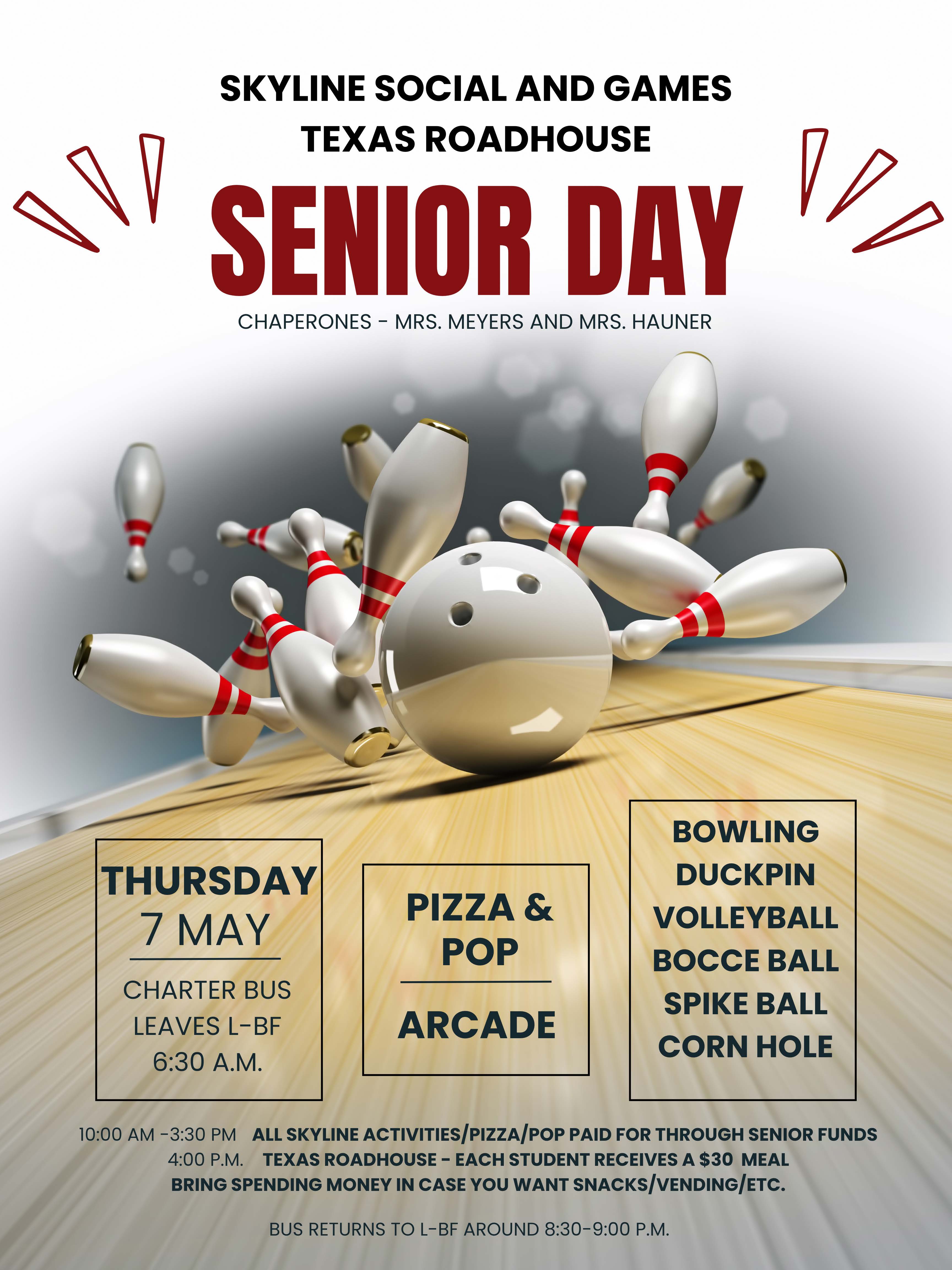 Senior Day May 7th